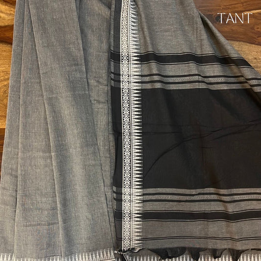 Grey Dhonekhali Saree without BP